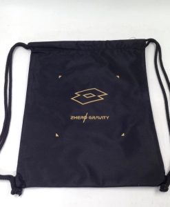 Tas Sepatu Lotto Zhero Gravity String Bag Gymsack Black L13150009 Ori Murah