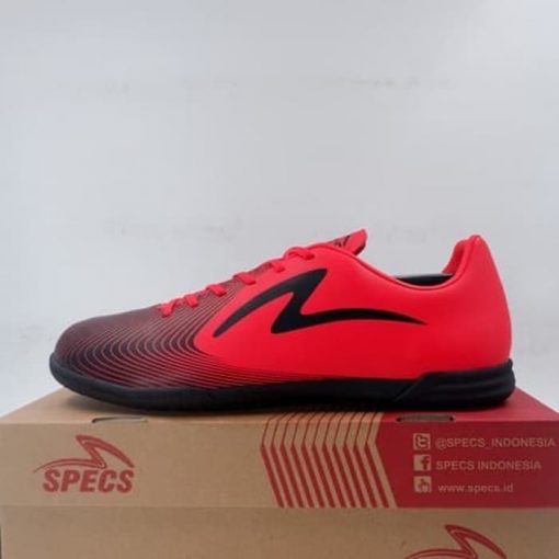 Sepatu Futsal Specs Hypeno IN Emperor Red Black 401379 Original BNIB Murah