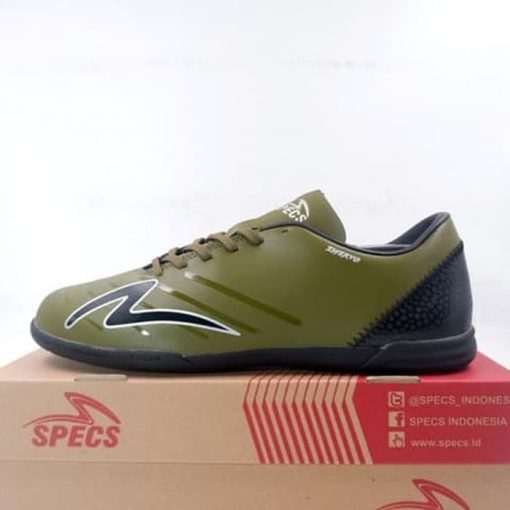 Sepatu Futsal Specs Swervo Galactica PRO IN Seargant Green 401358 Ori Murah