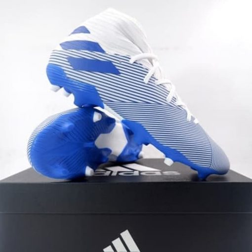 Sepatu Bola Adidas Nemeziz 19.3 FG Blue White EG7202 Original BNIB Murah