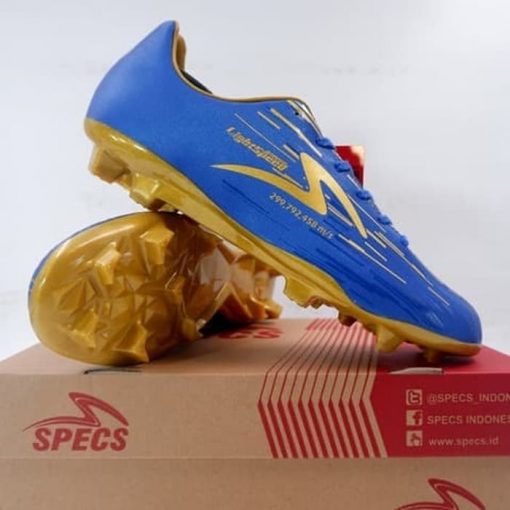 Sepatu Bola Specs Acc Lightspeed Reborn FG Blue Metallic 101150 Ori Murah