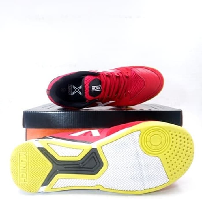 Jual Sepatu  Futsal  Munich  Prisma  02 Red White Yellow 