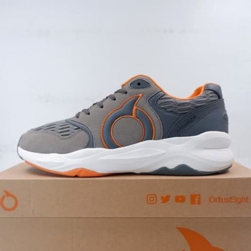 Sepatu Lari/Running Ortuseight Ortus Eight Alpha Gray Ortrange White 11030049 Ori Murah