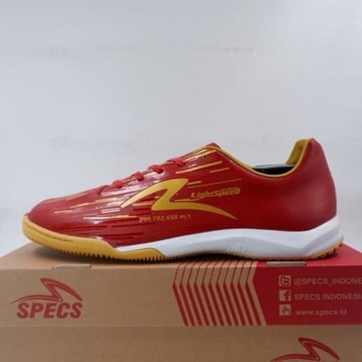 Sepatu Futsal Specs Acc Lightspeed Reborn IN Maroon Red 401329 Ori Murah