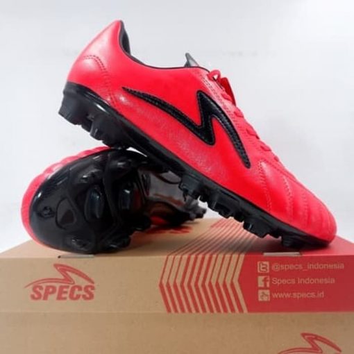 Sepatu Bola Specs Ajax FG Emperor Red Black 101258 Original BNIB Murah