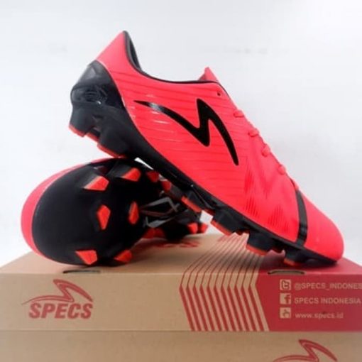 Sepatu Bola Specs Accelerator Slaz Pro FG Bright Red Black 101051 Ori Murah