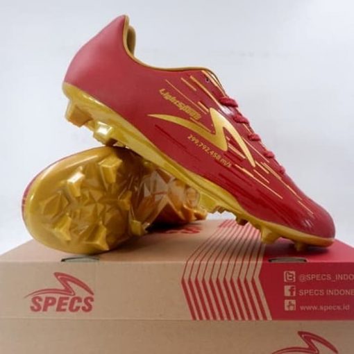 Sepatu Bola Specs Acc Lightspeed Reborn FG Maroon Red 101294 Original Murah