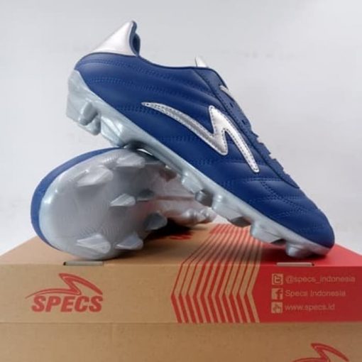 Sepatu Bola Specs Roma FG Navy SIlver 101087 Original BNIB Murah