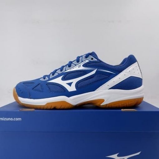 Sepatu Volley Mizuno Cyclone Speed 2 True Blue White V1GA198028 Ori Murah