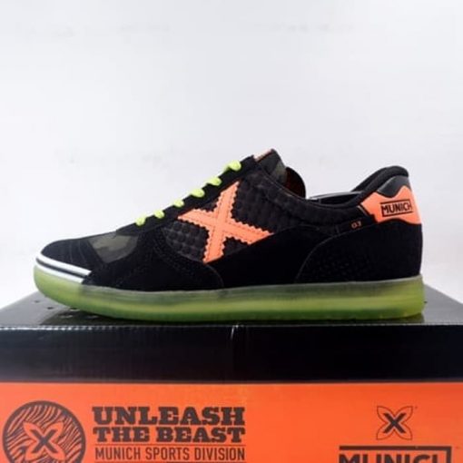 Sepatu Futsal Munich G-3 40 Black Green 1511040 Original BNIB Murah