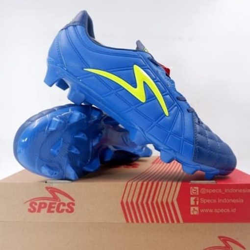 Sepatu Bola Specs Barricada Kaze FG Navy Tulip Blue 101082 Original Murah