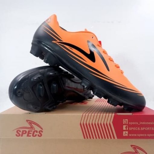 Sepatu Bola Specs Sparta FG Black Orange Popsicle 101142 Original BNIB Murah