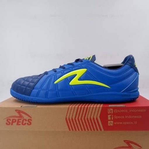 Sepatu Futsal Specs Barricada Kaze IN Navy Tulip Blue 401084 Original Murah