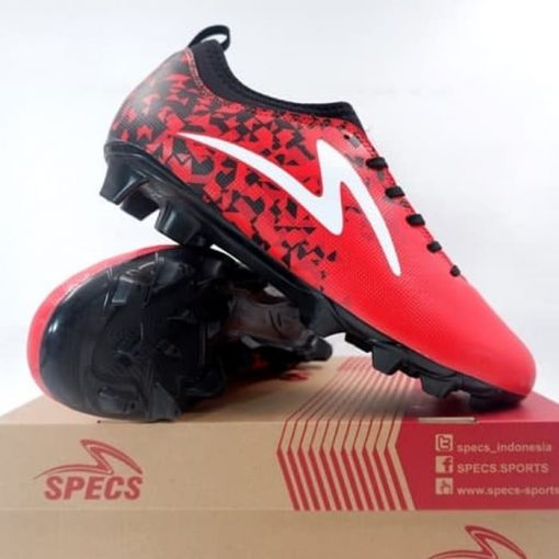 Sepatu Bola Specs Forza FG Emperor Red Black 100991 Original BNIB Murah