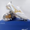 Sepatu Bola Mizuno Morelia Neo II MD White Gold P1GA205350 Original Murah