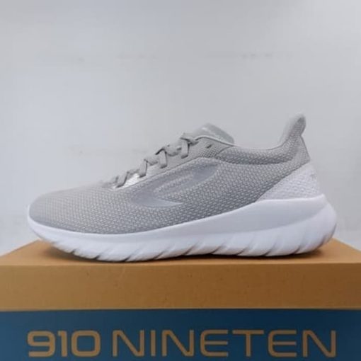 Sepatu Running Lari Nineten Yasha Grey White Blue A1010300661 Original Murah