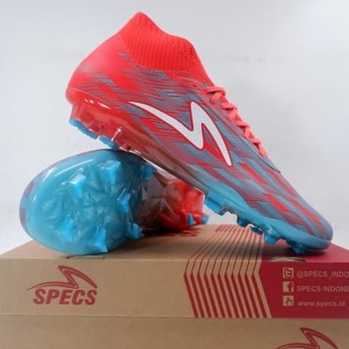 Sepatu Bola Specs Acc Lightspeed II Elite MX FG Flame Blue 101036 Ori Murah