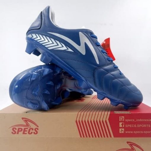 Sepatu Bola Specs Azteca FG Navy Silver 101155 Original BNIB Murah