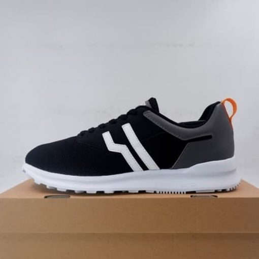 Sepatu Casual Piero City Cross Black Dark Grey White P20798 Original Murah