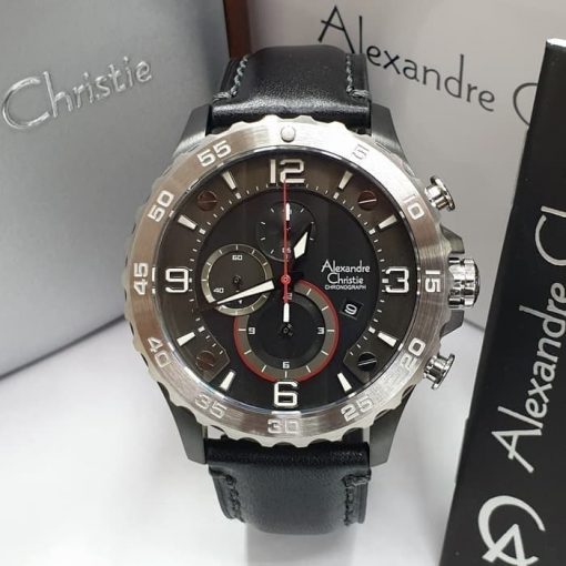 Jam Tangan Pria Alexandre Christie AC 6505 MC LTBBA Original Garansi Resmi