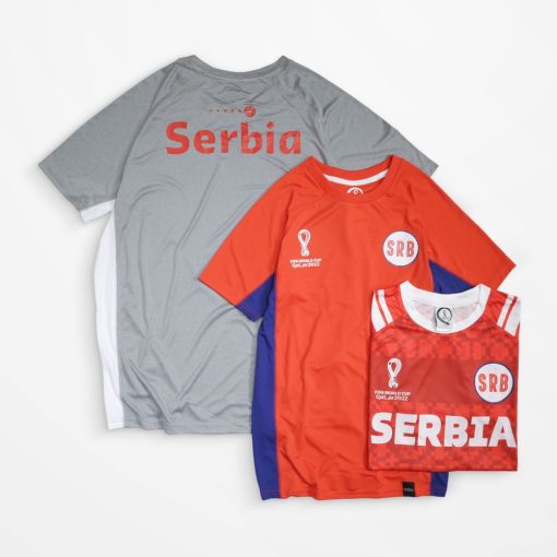 Original Merchandise World Cup Qatar 2022 – Kaos – Serbia